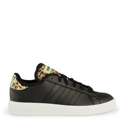 adidas zwarte grand court base|adidas grand court sneakers.